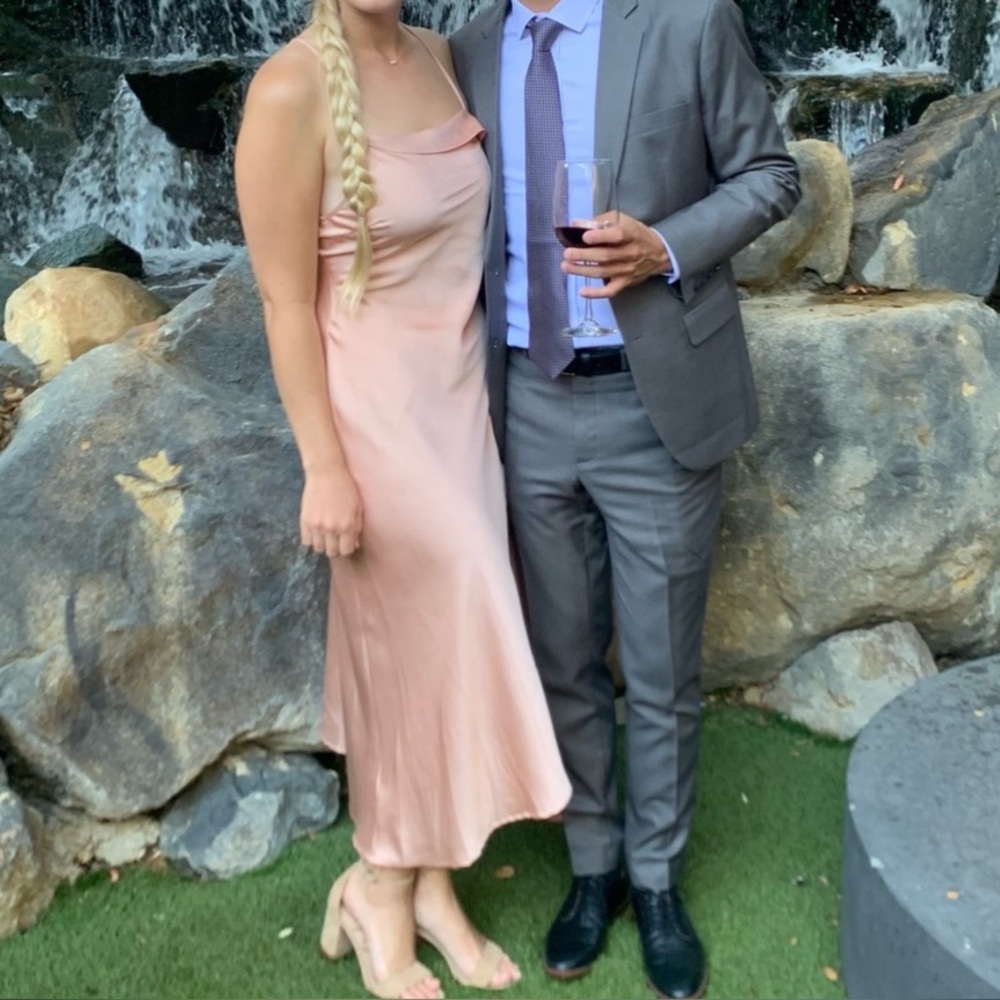 ASTR The label - Strappy Cowl Neck Slip Dress